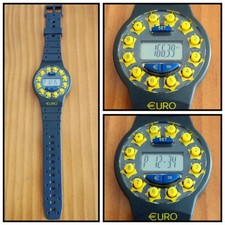 Reloj conversor de Euros vintage. Época de la llegada del Euro a la UE comprar usado  Enviando para Brazil