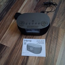Rádio despertador iBox Dawn carregador USB sem fio alto-falante Bluetooth 79229PI cinza comprar usado  Enviando para Brazil
