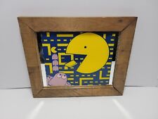 Espelho de parede vintage Pac-Man & Ghost Atari moldura de madeira 12x10 comprar usado  Enviando para Brazil