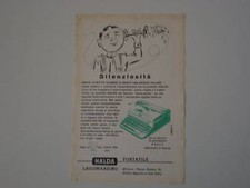 Advertising pubblicità 1954 usato  Salerno