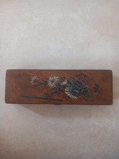 Ancien plumier bois d'occasion  Juan-les-Pins