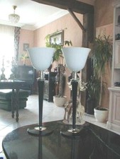 Importante paire lampe d'occasion  Enghien-les-Bains