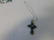 Cross pendant chain for sale  Brookfield