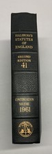 Halsburys statutes england for sale  LINCOLN