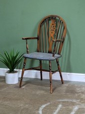 Antique wheelback carver for sale  FAKENHAM