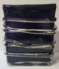 Rectangular glass vase for sale  SLEAFORD