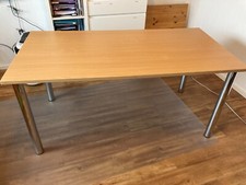 Tisch schreibtisch buchefarben gebraucht kaufen  Altrip