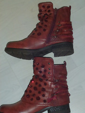 Auffallende stiefeletten rotbr gebraucht kaufen  Winterbach