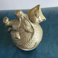 Vintage brass kitten for sale  Damascus
