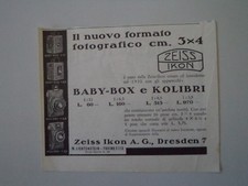 Advertising pubblicità 1931 usato  Salerno