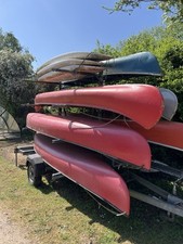 Fibreglass canoe. seats for sale  UK