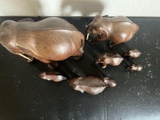 Elefanten figuren teak gebraucht kaufen  Lohfelden