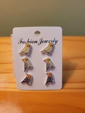 Cockatiel earrings lot for sale  Troy
