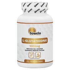 L-Glutationa 1000mg – Antioxidante, suporte imunológico e proteção celular – Sowelo comprar usado  Enviando para Brazil