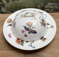 Antique chinoiserie muffin for sale  BERKHAMSTED