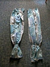 übergardinen satin blau gebraucht kaufen  Dresden