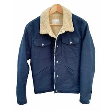 Sandro navy shearling d'occasion  Amiens-