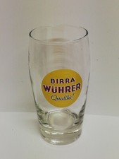 Bicchiere birra wuhrer usato  Italia