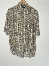 Camisa vintage Chase Sportswear festa boliche festival botão para cima M feita em AUS comprar usado  Enviando para Brazil