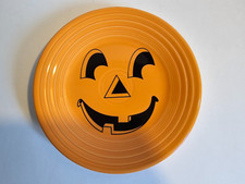 Prato Orange Fiesta - Jack-o-lantern Pumpkin Face - Homer Laughlin - Único comprar usado  Enviando para Brazil