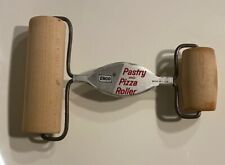 De Colección Ekco EE. UU. Rodillo de Pastelería/Pizza Utensilio de Cocina Gadget Herramienta de Cocina Madera Metal segunda mano  Embacar hacia Mexico