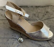 Bata silver wedge for sale  LONDON