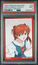 PSA 9 Asuka 1998 PI9 Premium Carddass Masters Evangelion Parte 3 comprar usado  Enviando para Brazil