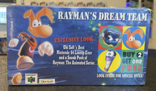 Rayman's Dream Team VHS Tape Ubi Soft Promo for Nintendo 64 Factory Sealed, usado comprar usado  Enviando para Brazil