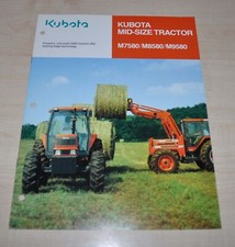 Kubota M7580 M8580 M9580 Ciągnik wysokoprężny Japońska broszura Broszura Broszura na sprzedaż  PL