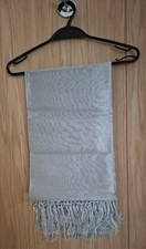 Silver evening shawl for sale  STOWMARKET