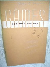 Juegos para niños y hombres 1946 de la Asociación Nacional de Recreación segunda mano  Embacar hacia Mexico