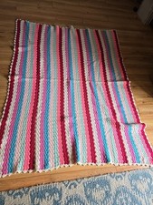Handmade afghan pink for sale  Lima