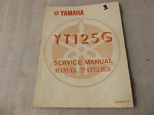 Yamaha yt125g service for sale  BISHOP AUCKLAND