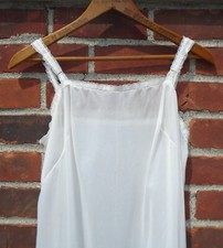 Vestido slip vintage Vanity Fair detalhes de renda branca tamanho 36 comprar usado  Enviando para Brazil