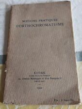 Orthochromatisme kodak photogr d'occasion  Vence
