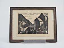 Antique polperro framed for sale  LLANDUDNO JUNCTION