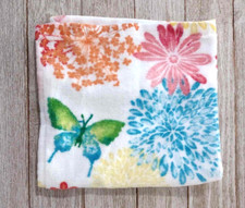 Pano de prato decorativo flores borboletas 12 x 12 colorido  comprar usado  Enviando para Brazil