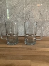 Glass pint tankards for sale  MONMOUTH