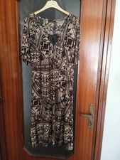 Vestito marrone beige usato  Barletta