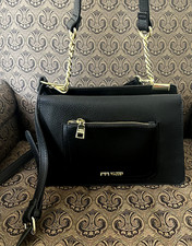 Bolsa/satchel Steve Madden Bloren preta couro sintético tiracolo/bolsa de mão comprar usado  Enviando para Brazil