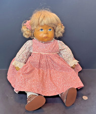 Adorável Beckett Vintage 17""? Boneca menina cabeça de madeira e corpo macio da mão comprar usado  Enviando para Brazil