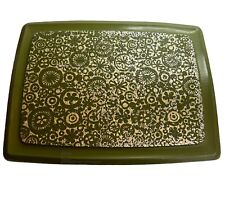 RARO DE COLECCIÓN 1970 Rubbermaid Hot Pad Protector de encimera Aguacate Verde Flower Power segunda mano  Embacar hacia Argentina