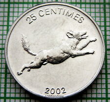 REPÚBLICA DEMOCRÁTICA DO CONGO 2002 25 CENTAVOS, CÃO SELVAGEM, ALUMÍNIO UNC, usado comprar usado  Enviando para Brazil