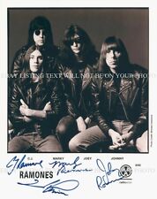 FOTO AUTOGRAFADA POR RAMONES 8x10 RPT CJ MARKY JOHNNY E JOEY RAMONE, usado comprar usado  Enviando para Brazil