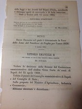 Regio decreto 1863 usato  Italia