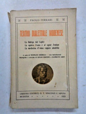 Teatro dialettale modenese usato  Soliera