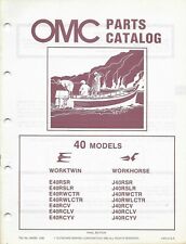 OMC Motor Boat 40 Modelos WORKTWIN WORKHORSE 1983 Peça Nº. Catálogo de peças 393583 comprar usado  Enviando para Brazil