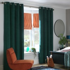 Velvet eyelet curtains for sale  BIRMINGHAM