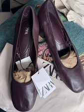 Zara burgundy leather for sale  WIMBORNE