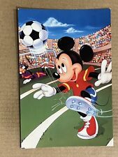 Cartão postal Disney Mickey Mouse pateta bola de futebol gol esportes coleção Mickey’s comprar usado  Enviando para Brazil